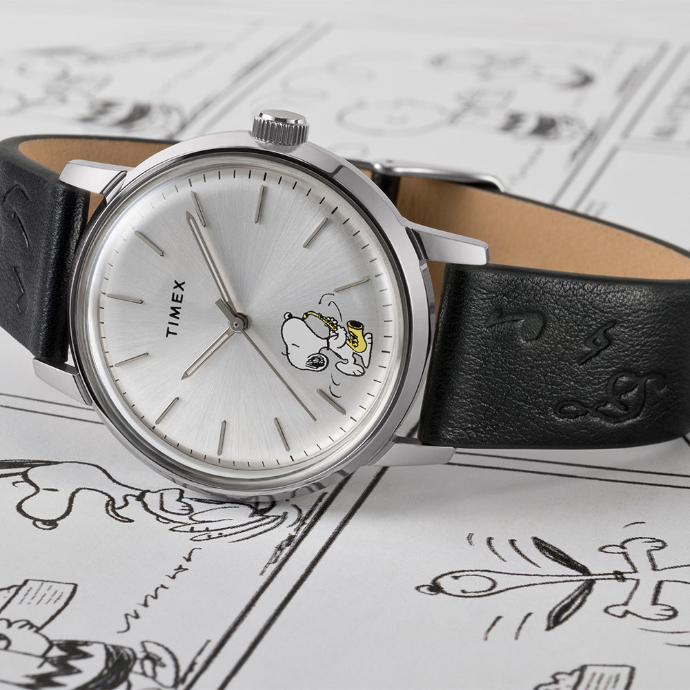 Timex Marlin x Peanuts Automatic 40mm Leather Band