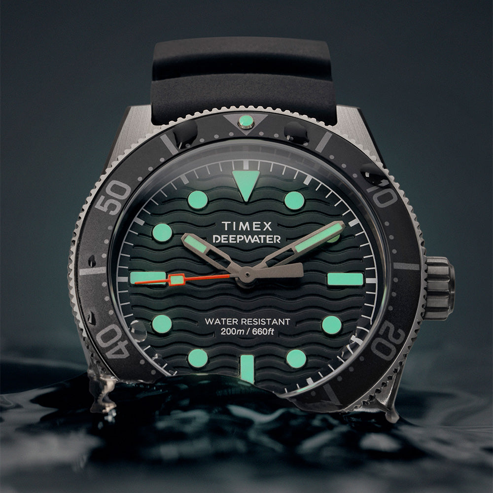 Timex Deepwater Reef 200 3-Hand 40mm Rubber Band