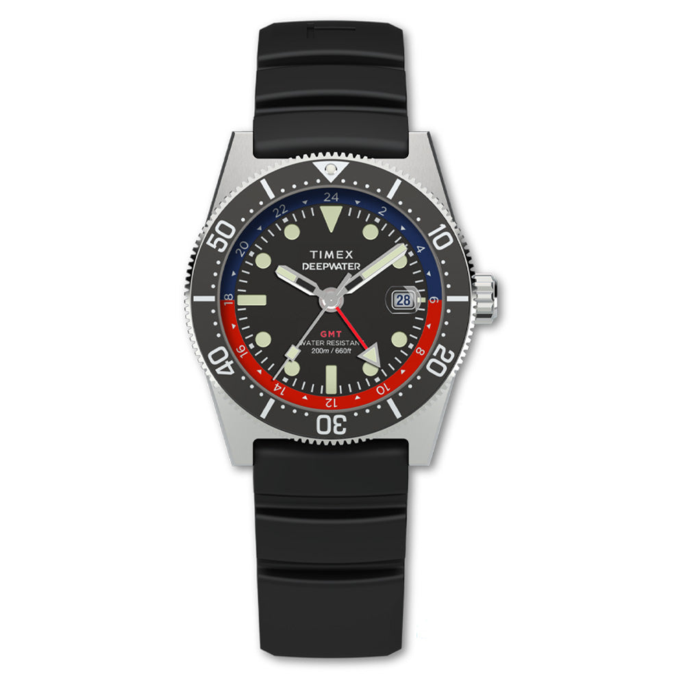 Timex Deepwater Reef 200 Gmt  40mm Rubber Band