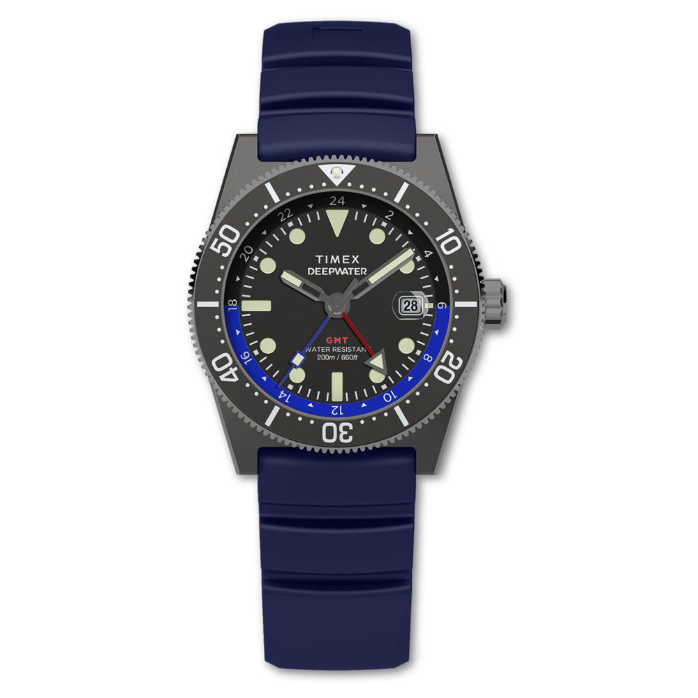 Timex Deepwater Reef 200 Gmt  40mm Rubber Band