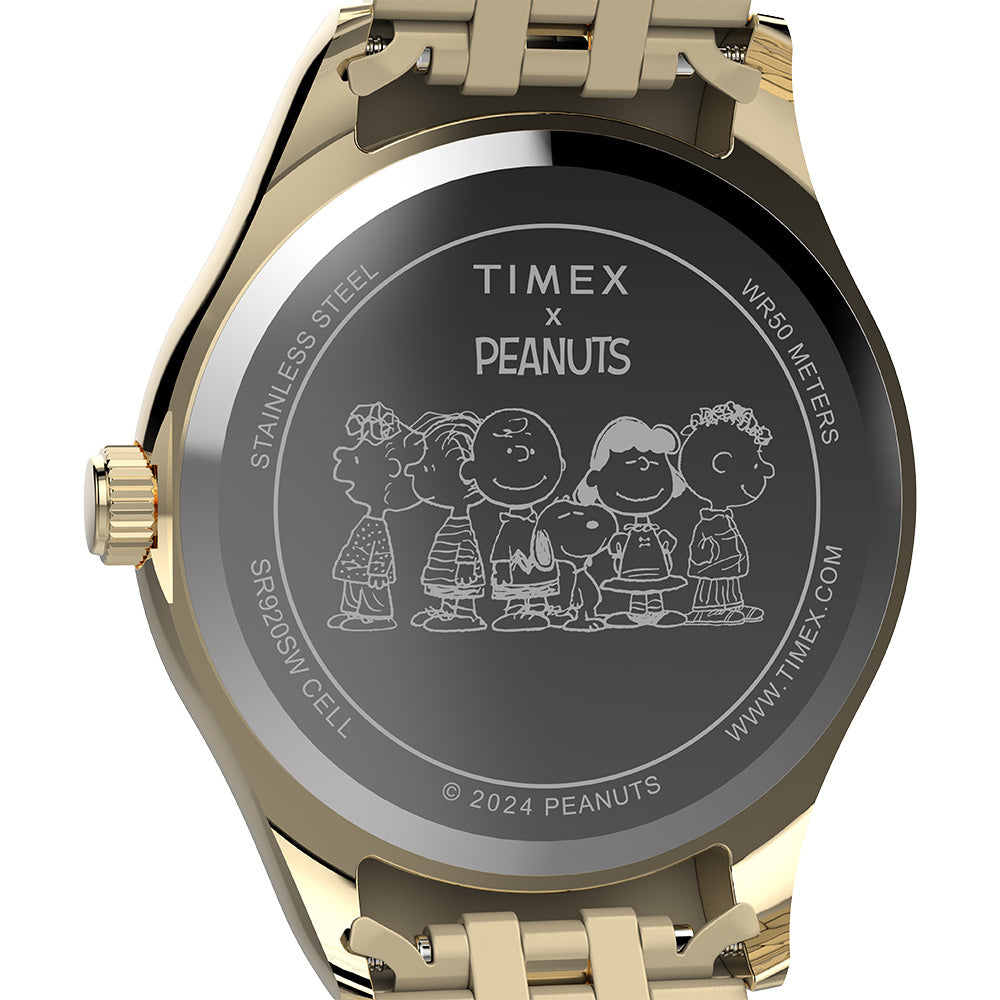 Timex Timex Legacy x Peanuts Date 34mm Stainless Steel Band