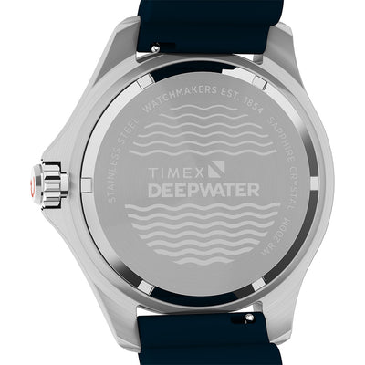 Timex Deepwater Meridian 200 Date 44mm Rubber Band