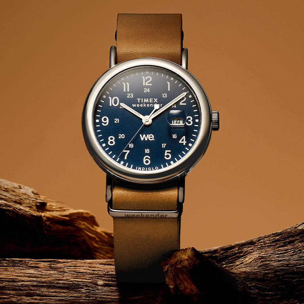 Timex Weekender Date 40mm Leather Band