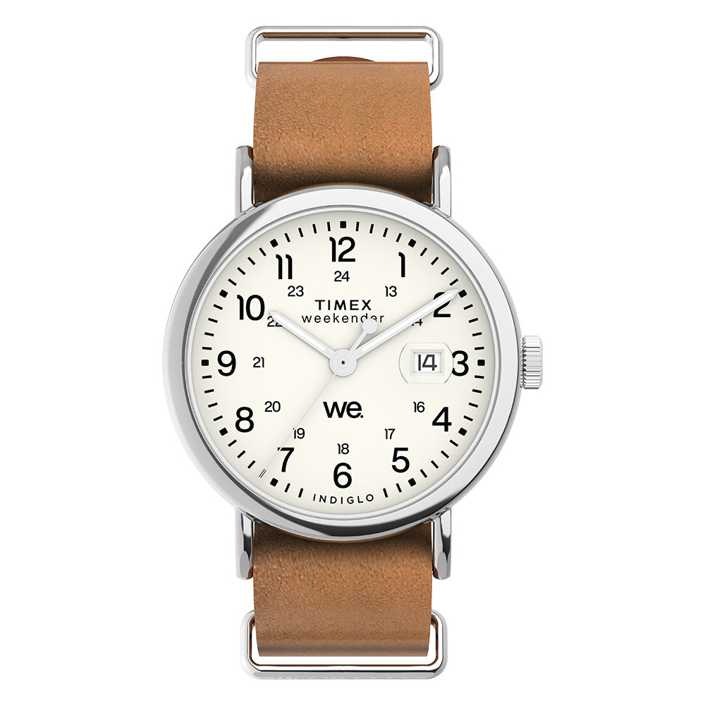 Timex Weekender Date 40mm Leather Band