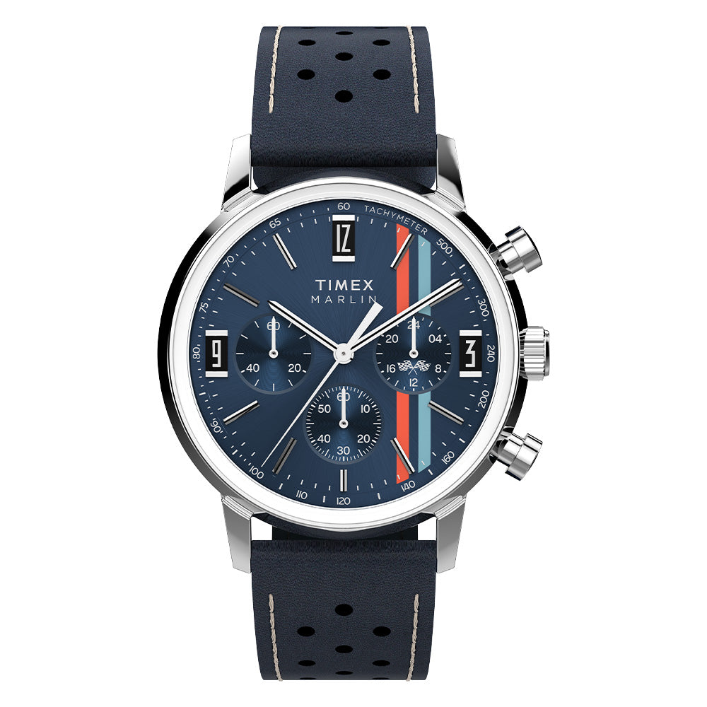 Timex Marlin Quartz Chronograph 40mm Leather Band