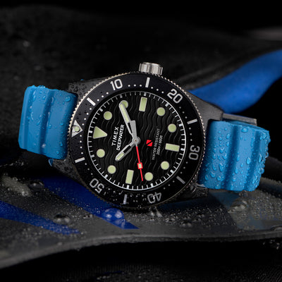 Timex Deepwater Reef 200 3-Hand 43mm Rubber Band