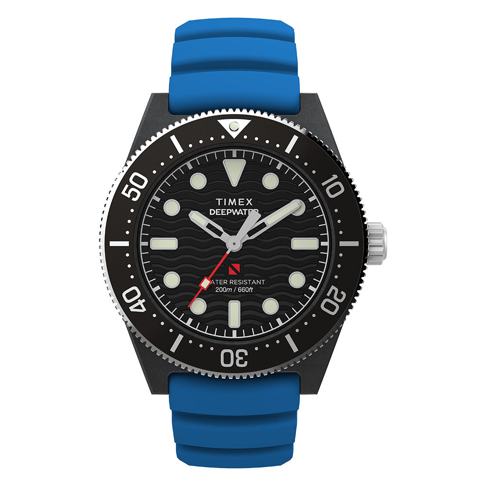 Timex Deepwater Reef 200 3-Hand 43mm Rubber Band