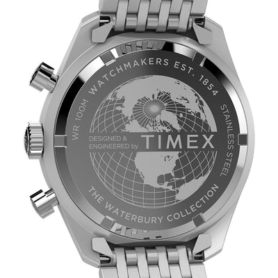 Timex Waterbury Traditional Chronograph 41mm Stainless Steel Band