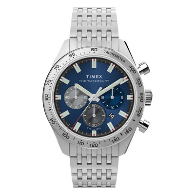 Timex Waterbury Traditional Chronograph 41mm Stainless Steel Band