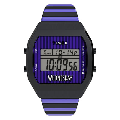 Timex Timex X Wednesday Digital 36mm Stainless Steel Band