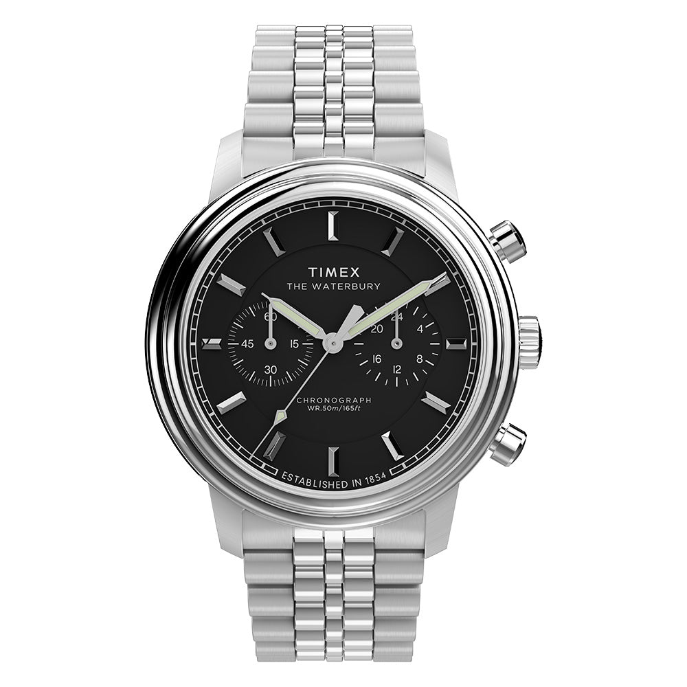 Timex Waterbury Metropolitan Chronograph 41mm Stainless Steel Band