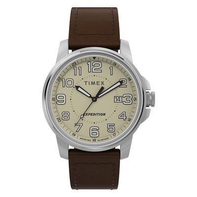 Timex Expedition Date 40mm Leather Band