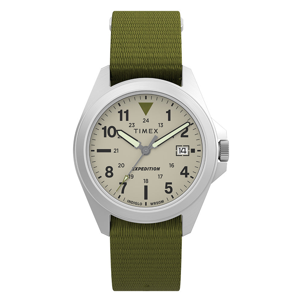 Timex Expedition Field Date 36mm Leather Band