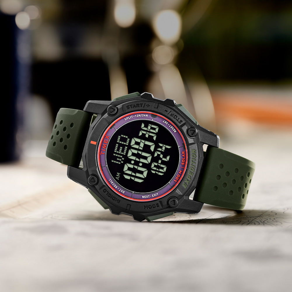 Timex Expedition Ridge Solar Digital 49mm Silicone Band