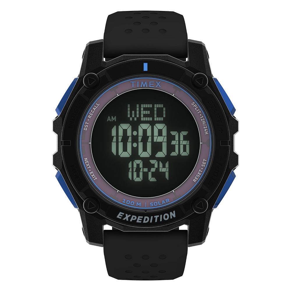 Timex Expedition Ridge Solar Digital 49mm Silicone Band