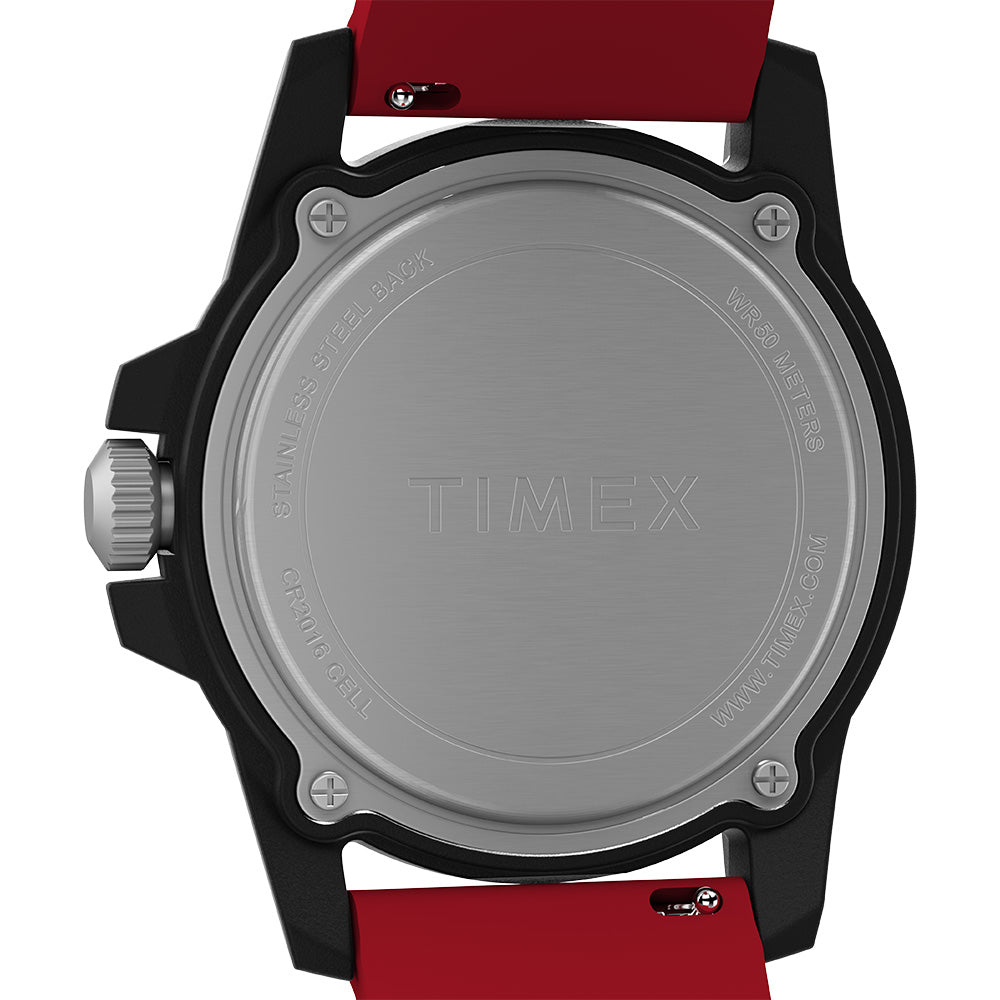 Timex Main Street 3-Hand 42mm Rubber Band