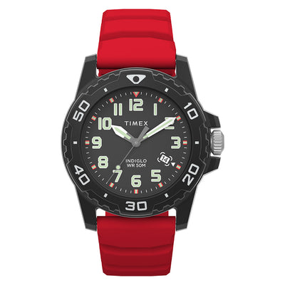 Timex Main Street 3-Hand 42mm Rubber Band