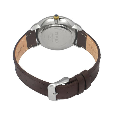 Timex The Slim Line Multifunction 42mm Leather Band