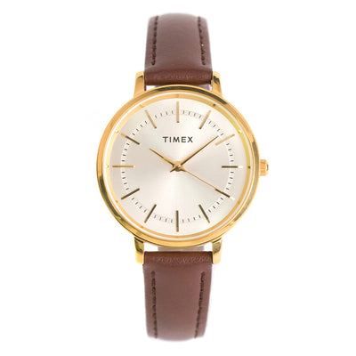 Timex Monroe 3-Hand 34mm Leather Band