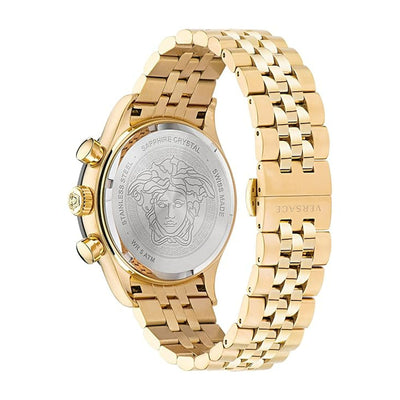 Versace Hellenyium 2-Hand 44mm Stainless Steel Band