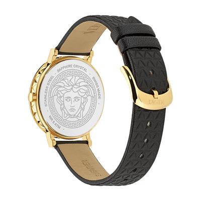 Versace Versace Daedalus 2-Hand 35mm Leather Band