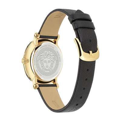 Versace Greca Sphere 2-Hand 35mm Leather Band