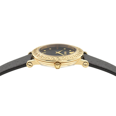 Versace Greca Sphere 2-Hand 35mm Leather Band