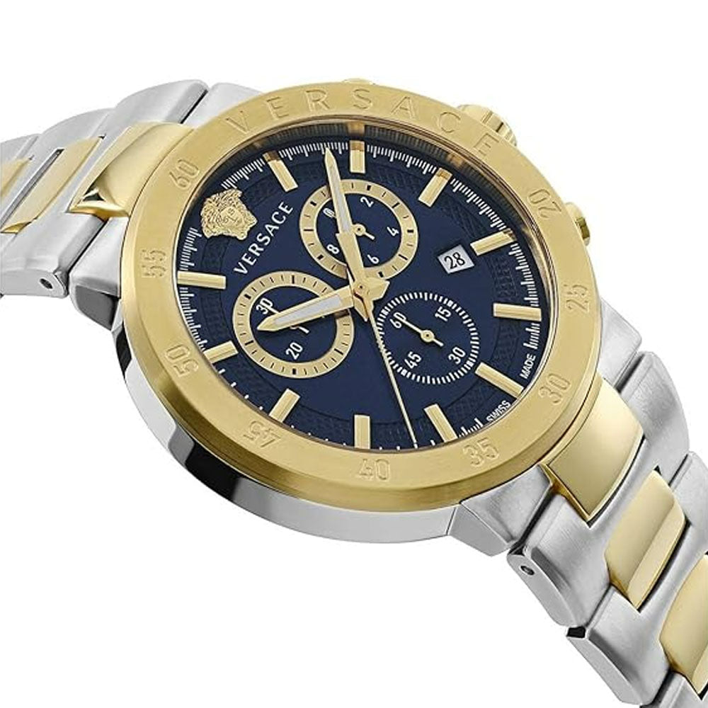 Versace Urban Mystique Chronograph 43mm Stainless Steel Band