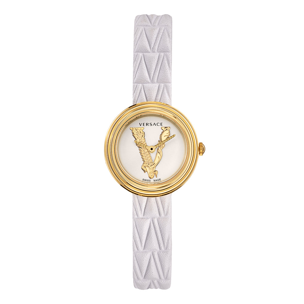 Versace V-Virtus 2-Hand 28mm Stainless Steel Band