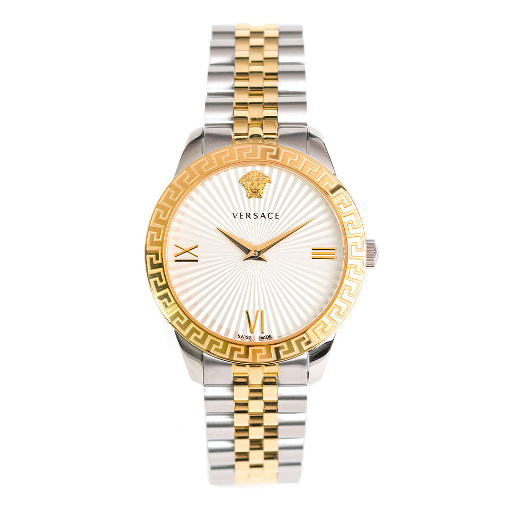 Versace Greca Signature Lady 38Mm 2-Hand 38mm Stainless Steel Band