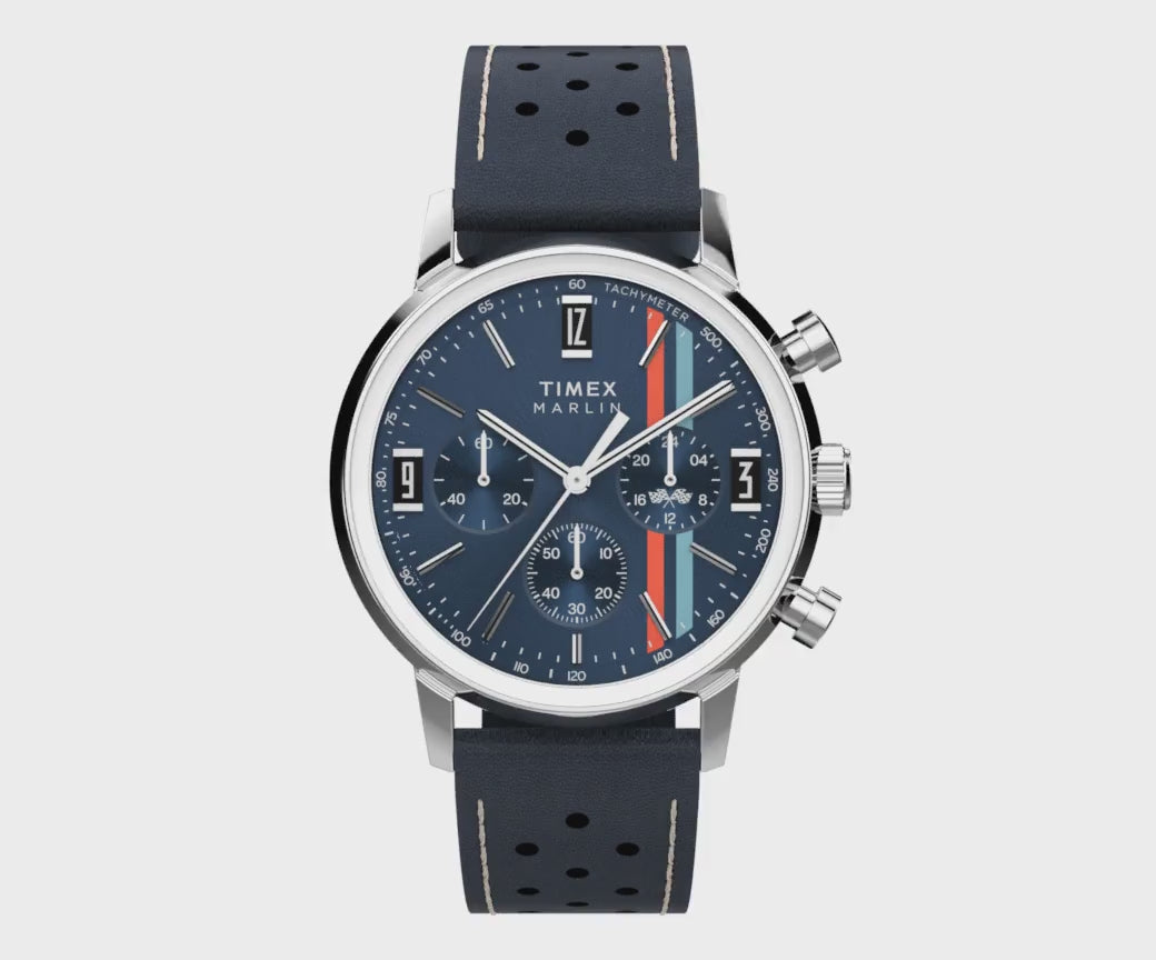 Timex Marlin Quartz Chronograph 40mm Leather Band