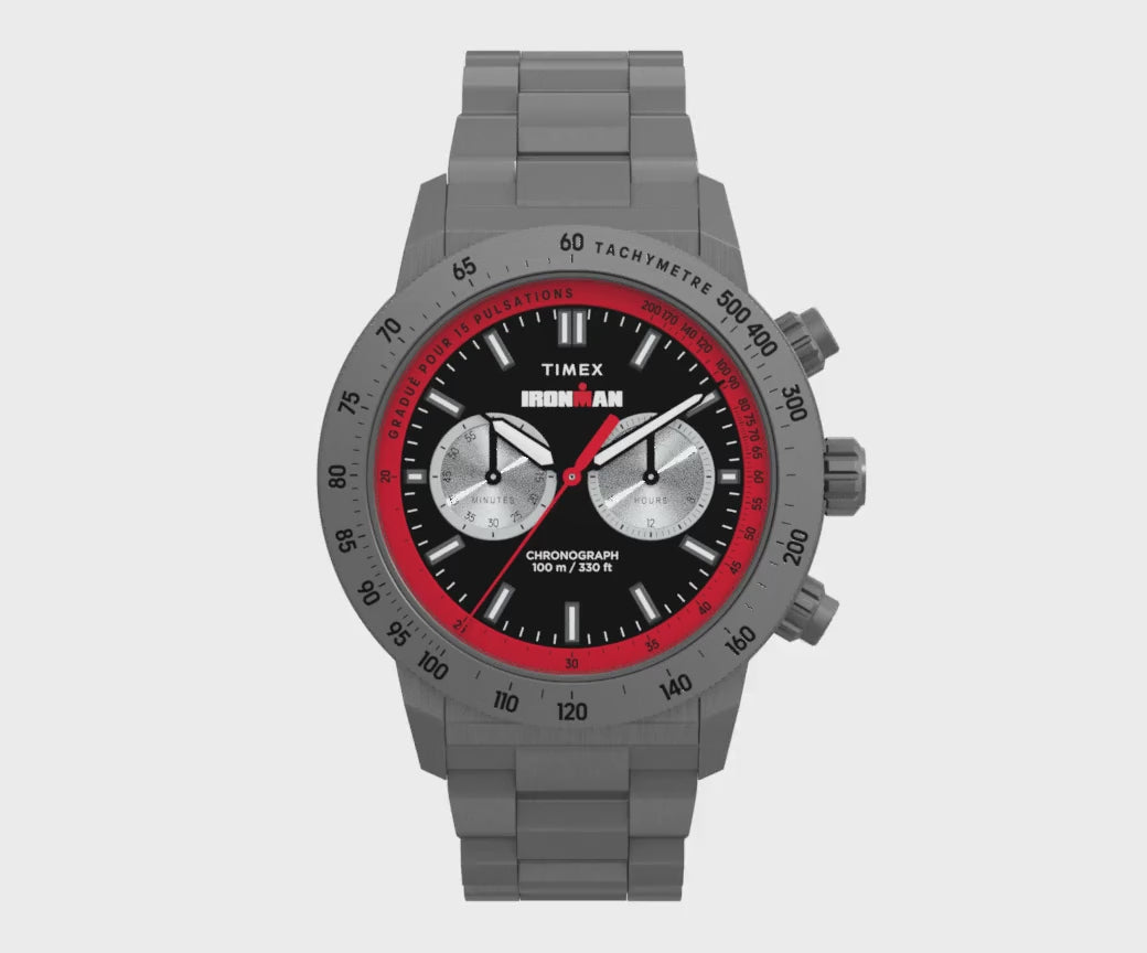 Timex Timex® Ironman® Challenger Chronograph 44mm Stainless Steel Band