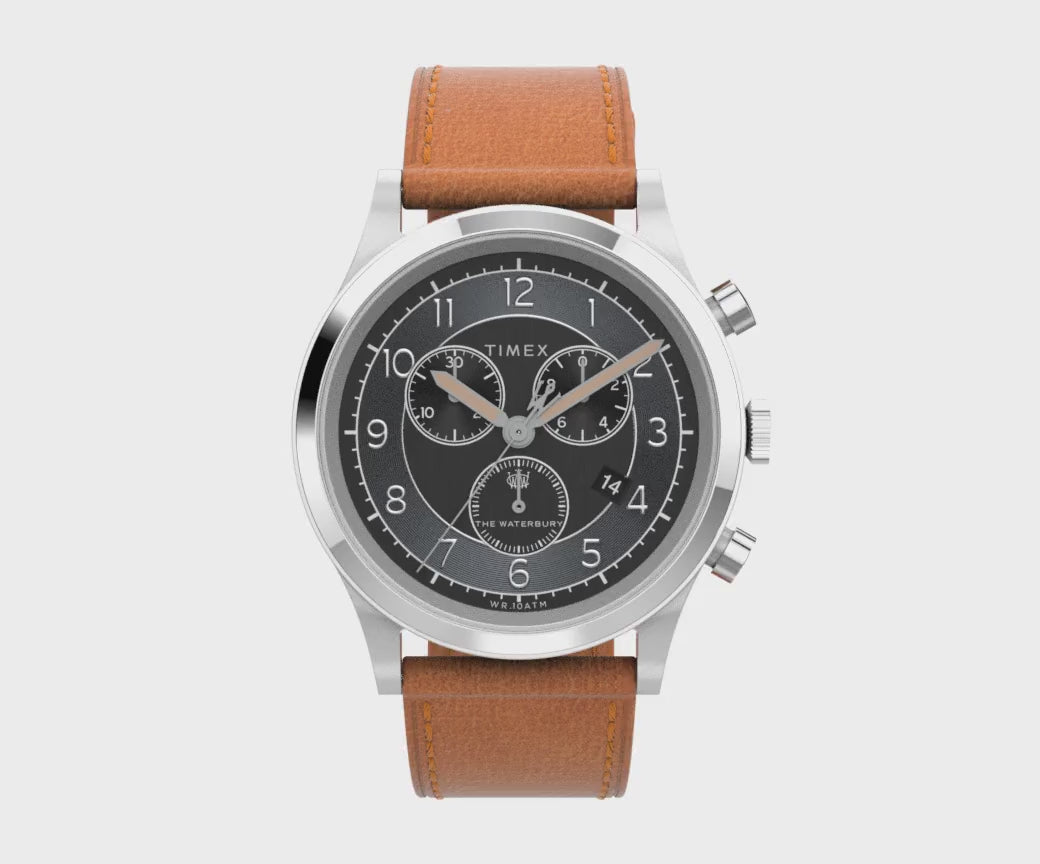 Timex Waterbury Traditional Multifunction 42mm Leather Band