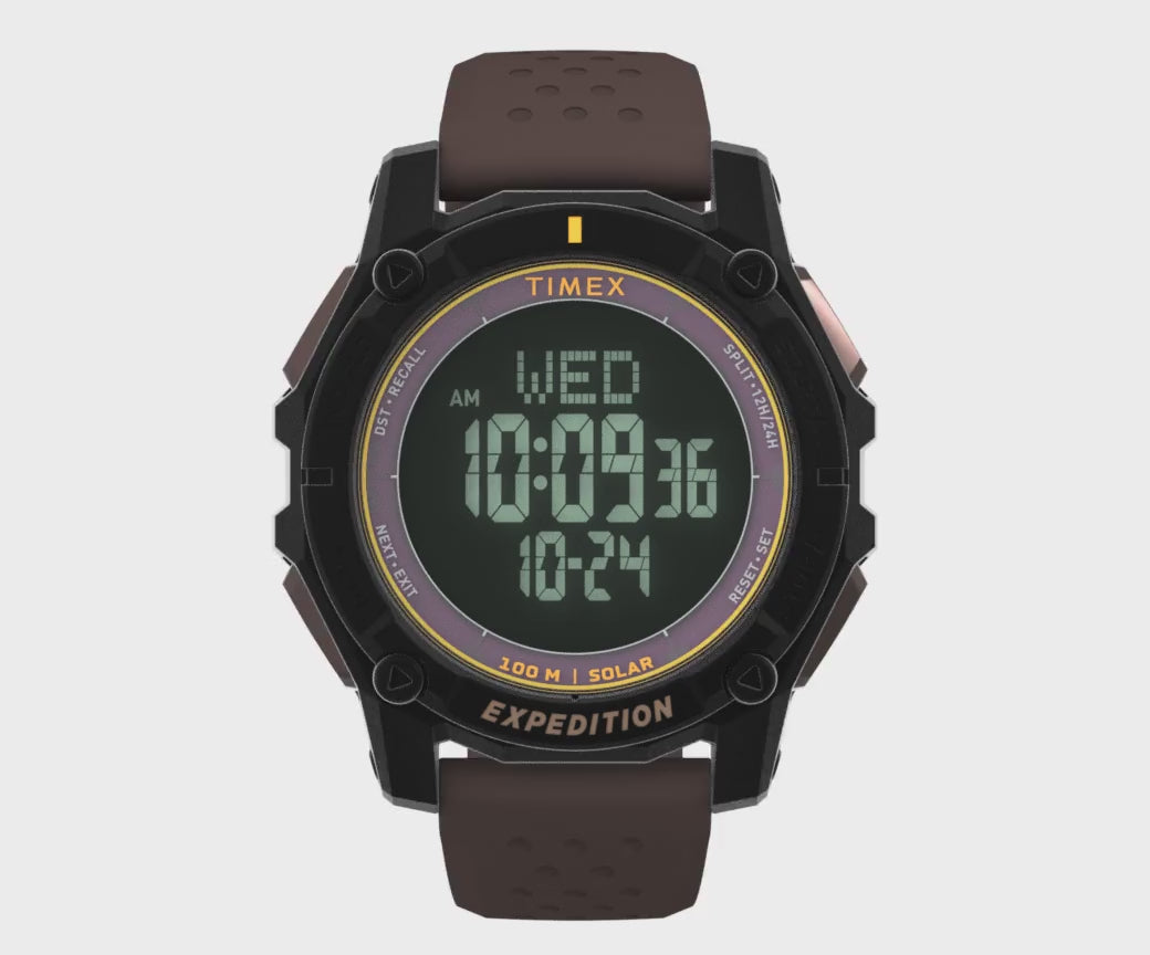 Timex Expedition Ridge Solar Digital 49mm Silicone Band