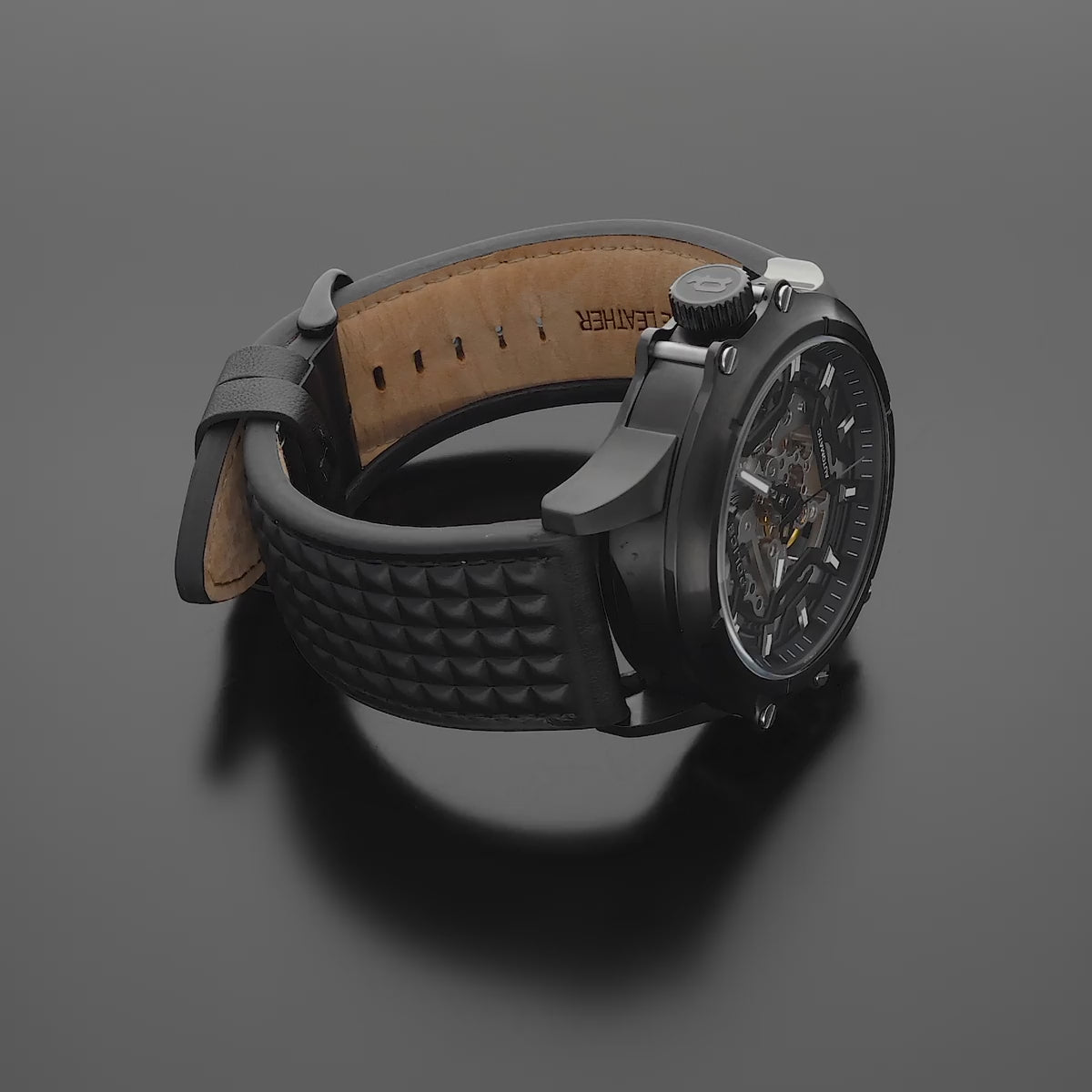 Police Luang Automatic 45mm Leather Band