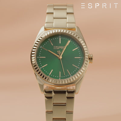 Esprit Charlie 3-Hand 30mm Stainless Steel Band