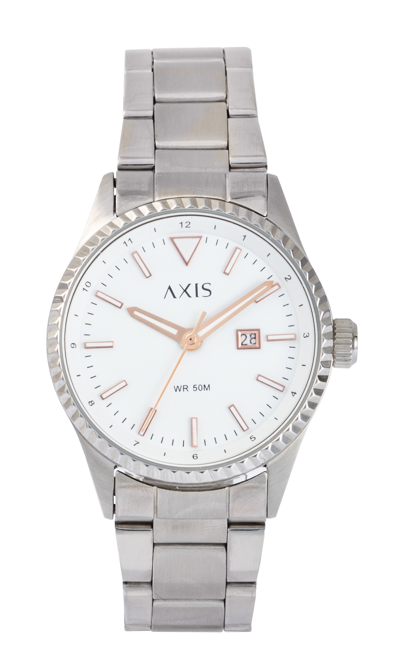 Axis Donna 3-Hand 34mm Stainless Steel Band