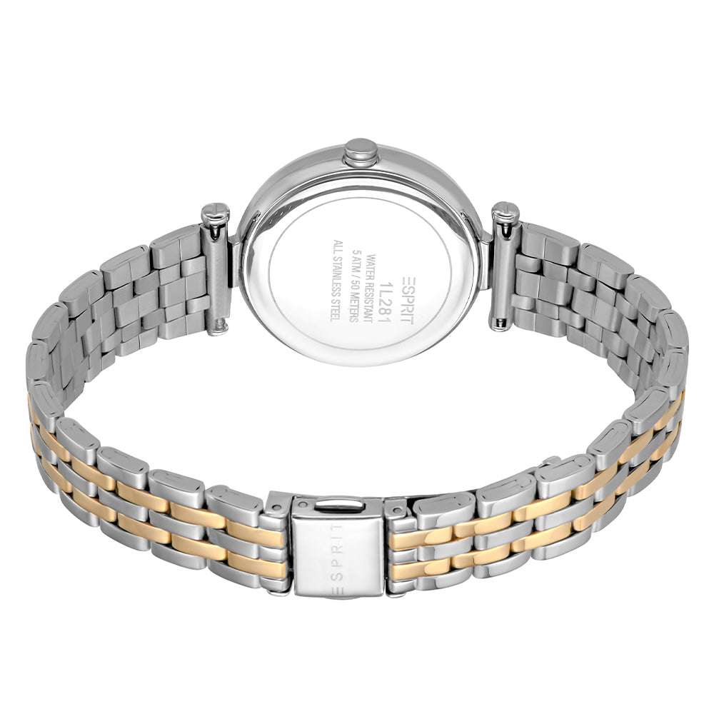 Esprit Laila Dot 3-Hand 30mm Stainless Steel Band