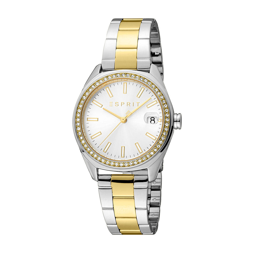 Esprit Celia Date 32mm Stainless Steel Band