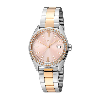 Esprit Celia Date 32mm Stainless Steel Band