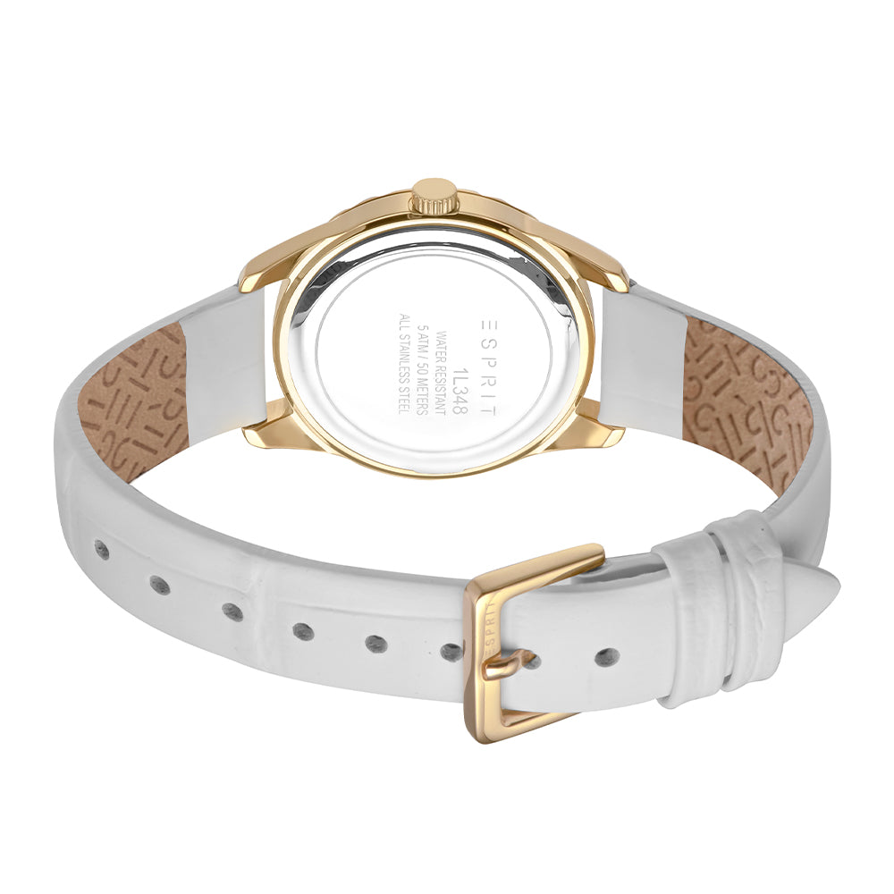 Esprit Skyler Ceramic 3-Hand 32mm Leather Band