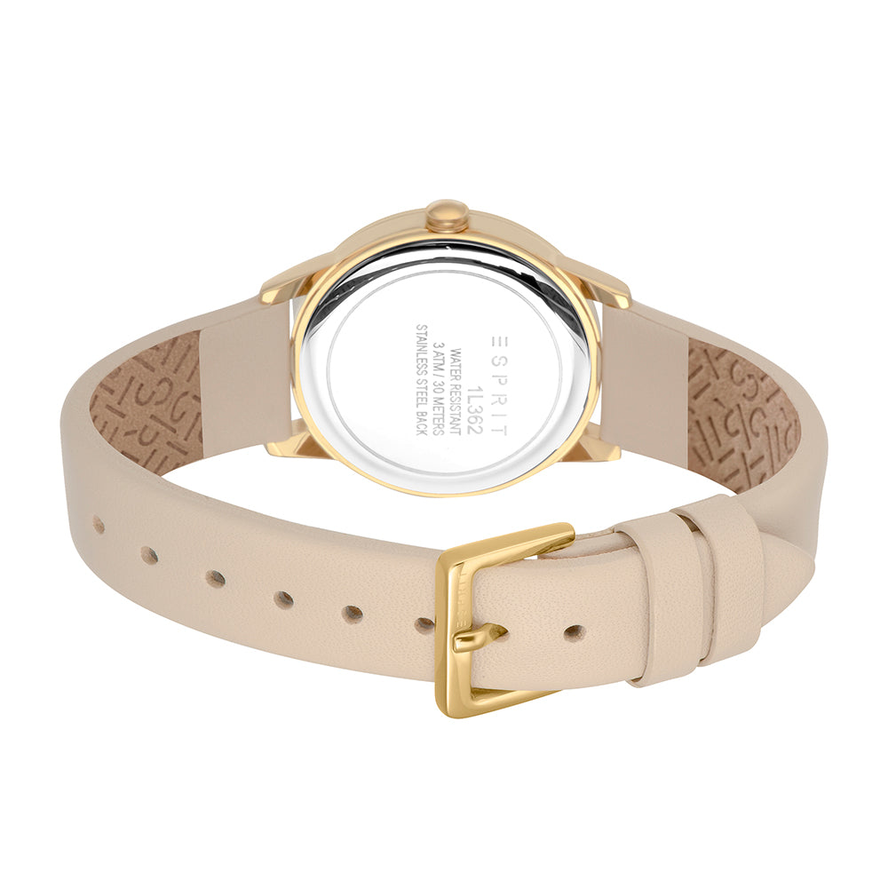 Esprit Vaya 3-Hand 32mm Leather Band