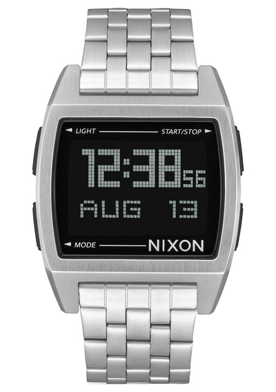 Base Digital 38mm Stainless Steel Band
