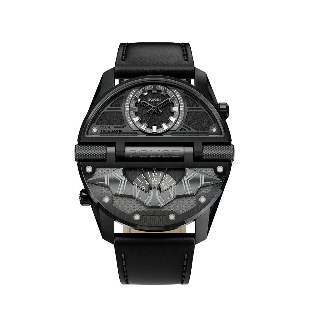 Police Batman Multifunction 50mm Leather Band