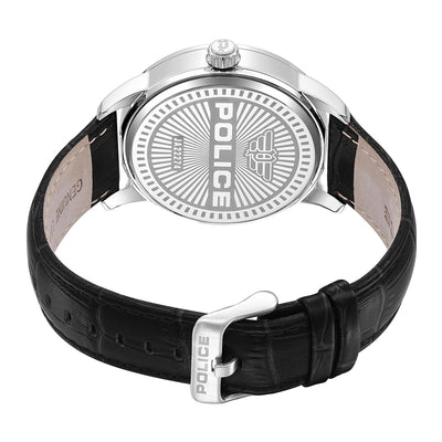 Police Raho 3-Hand 44mm Leather Band