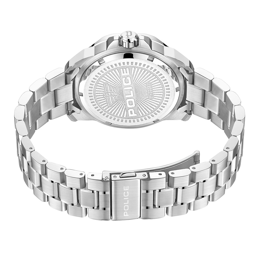 Police Thornton Date 43mm Stainless Steel Band