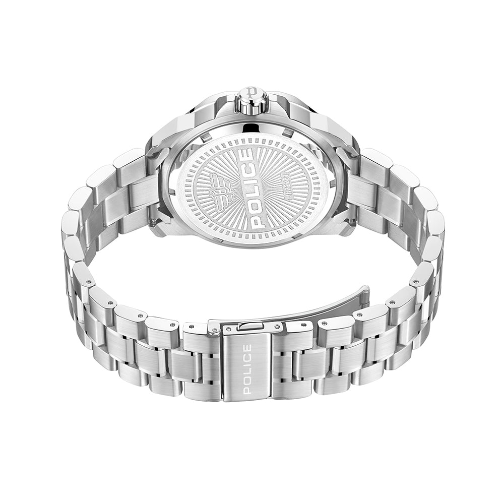 Police Thornton Date 43mm Stainless Steel Band