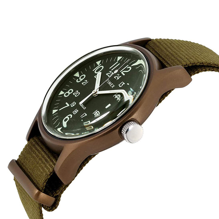 Mk1 aluminum 40mm fabric strap watch hotsell