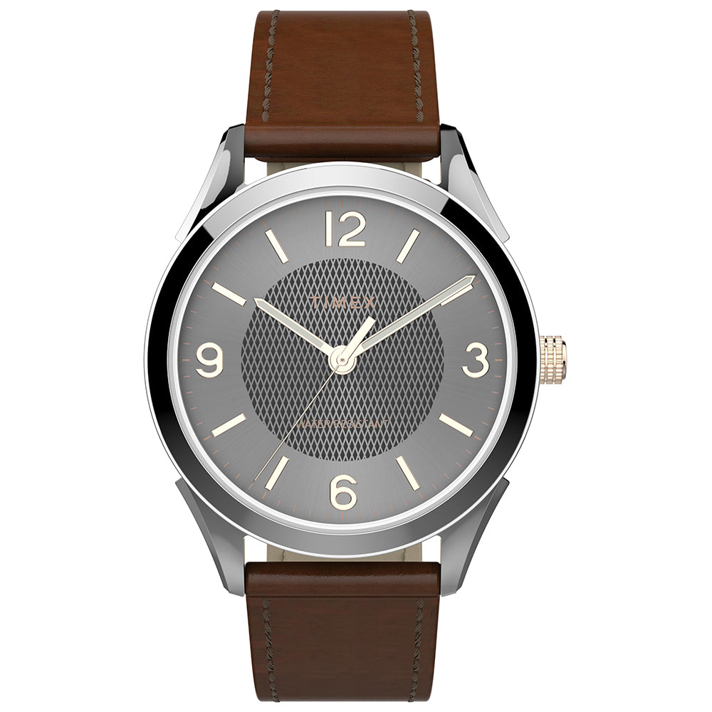 Briarwood 3-Hand 40mm Leather Band